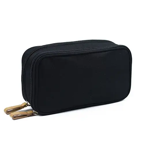 Travel Polyester Cosmetic Case Travel Brushes Makeup Bag Set